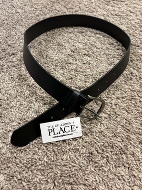 Boys black belt size 8-16